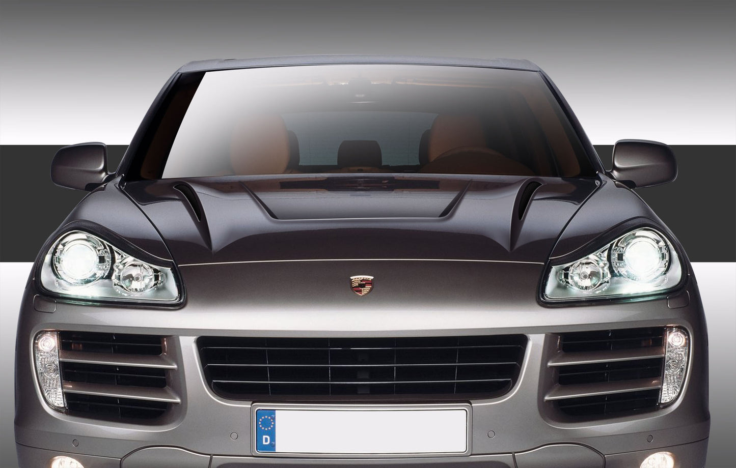 Extreme Dimensions Duraflex Eros Version 2 Hood Compatible With 2003-2010 Porsche Cayenne - 1 Piece - 108583