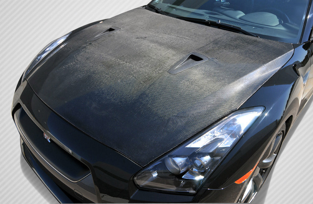 Carbon Creations OEM Look Hood Compatible With 2009-2016 Nissan GTR - 1 Piece - 108586