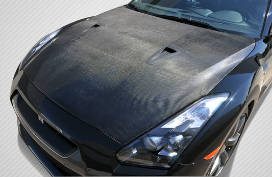 Carbon Creations OEM Look Hood Compatible With 2009-2016 Nissan GTR - 1 Piece - 108586