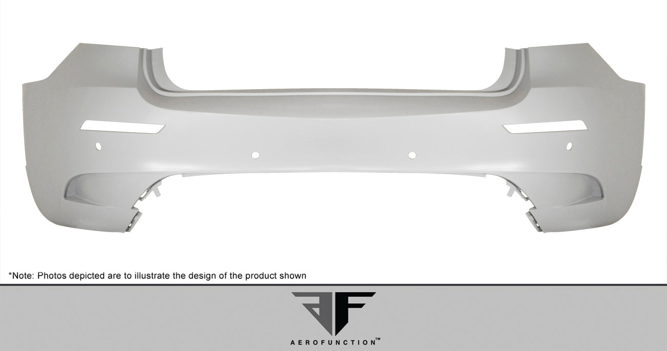 Aero Function AF-4 Rear Bumper Cover Compatible With 2008-2014 BMW X6 - 1 Piece - 108612