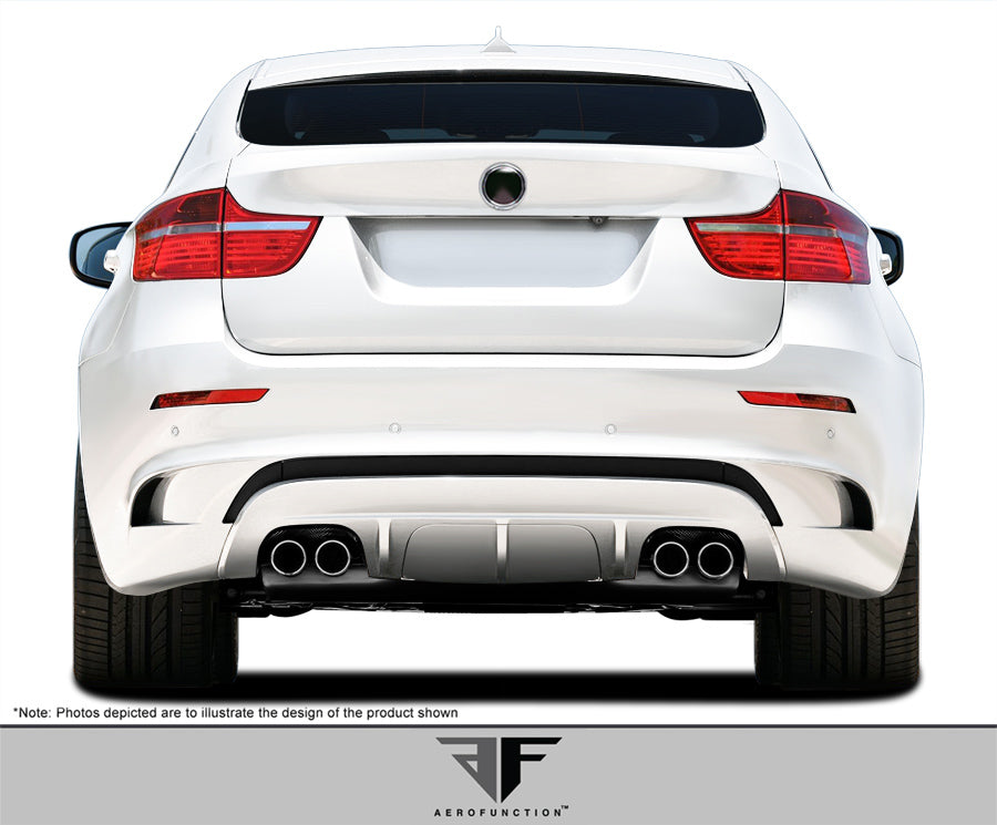 Aero Function AF-4 Rear Bumper Cover Compatible With 2008-2014 BMW X6 - 1 Piece - 108612