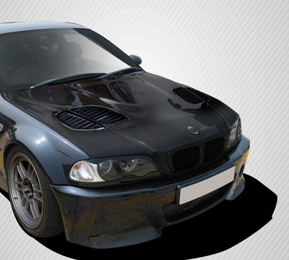 Carbon Creations GTR Hood Compatible With 2000-2006 BMW 3 Series - 1 Piece - 108630