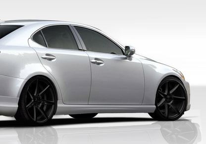 Extreme Dimensions Duraflex I-Spec Side Skirts Compatible With 2006-2013 Lexus IS - 2 Piece - 108673