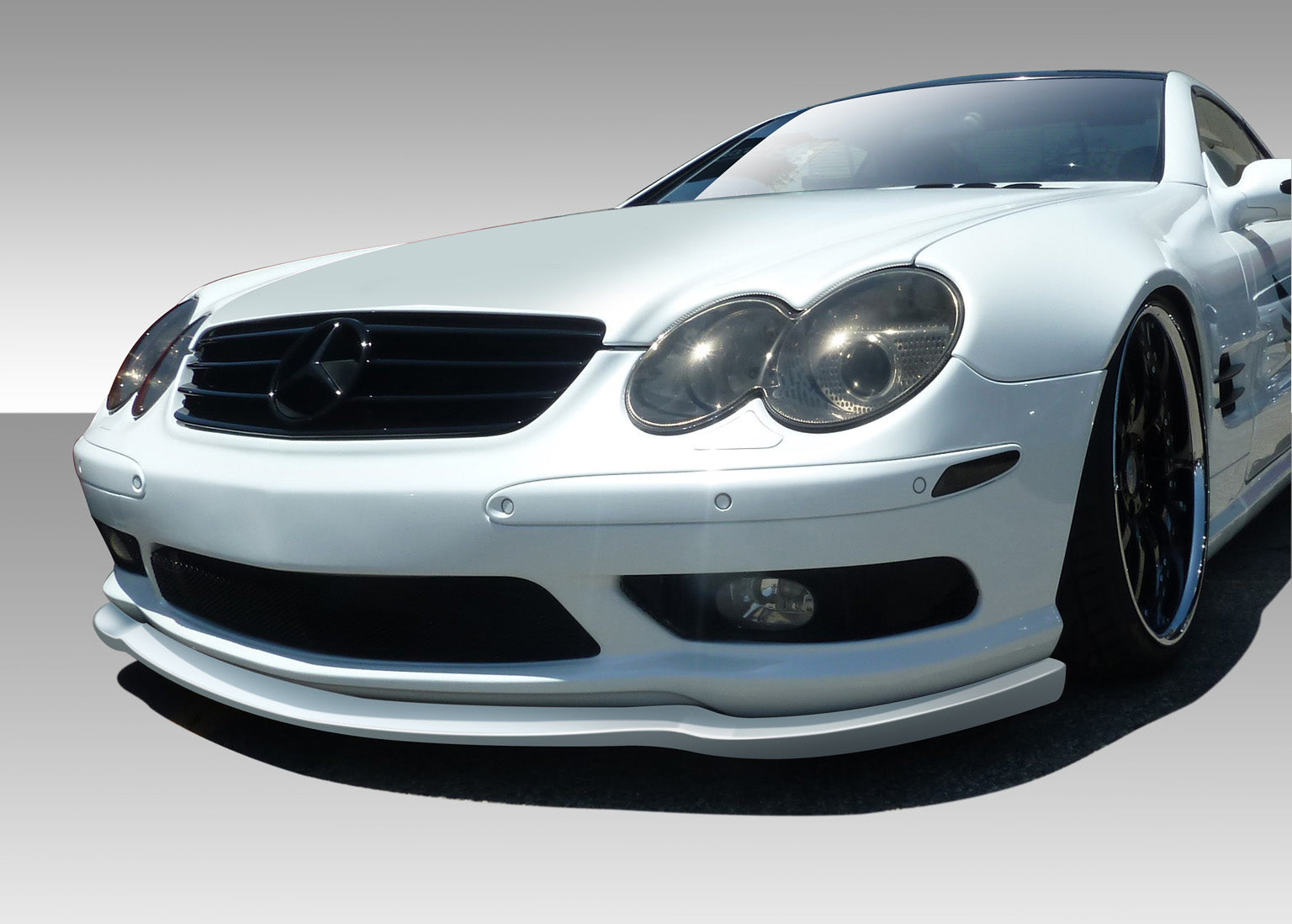Extreme Dimensions Duraflex L-Sport Front Lip Spoiler Compatible With 2003-2006 Mercedes SL - Mercedes - 1 Piece - 108696