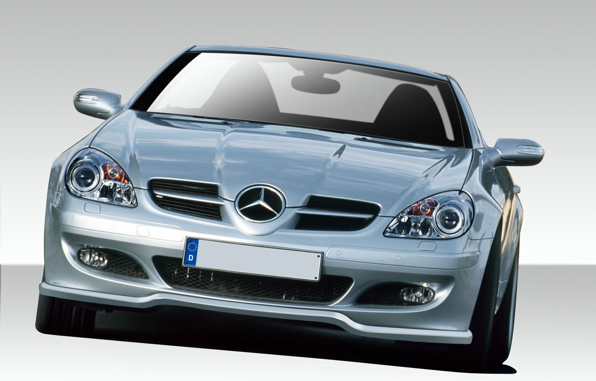 Extreme Dimensions Duraflex L-Sport Front Lip Spoiler Compatible With 2005-2008 Mercedes SLK - 1 Piece - 108698