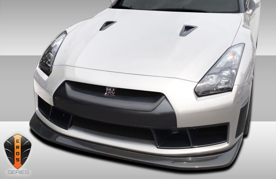 Extreme Dimensions Duraflex Eros Version 4 Front Bumper Cover Compatible With 2009-2016 Nissan GTR - 1 Piece - 108701