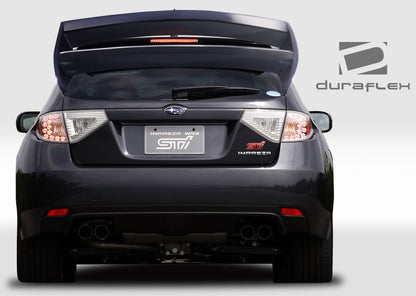 Extreme Dimensions Duraflex WRC Look Wing Spoiler Compatible With 2008-2014 Subaru Impreza - 1 Piece - 108705
