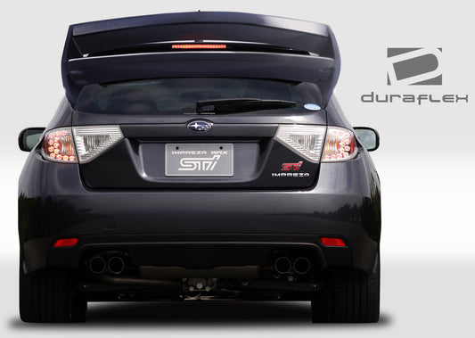 Extreme Dimensions Duraflex WRC Look Wing Spoiler Compatible With 2008-2014 Subaru Impreza - 1 Piece - 108705