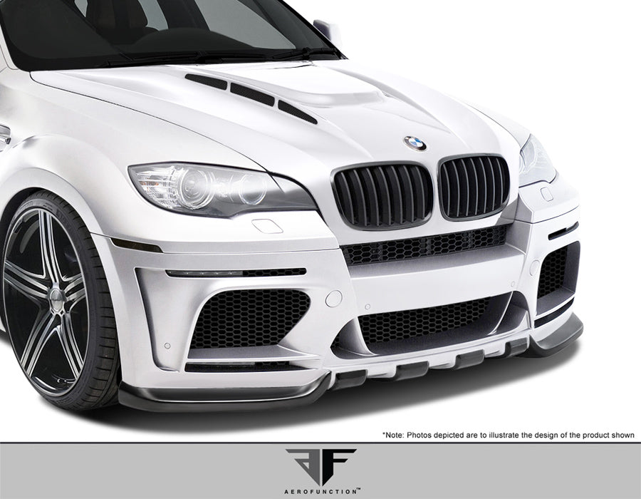 Aero Function AF-5 Wide Body Front Bumper Cover Compatible With 2008-2014 BMW X6 - 1 Piece - 108718