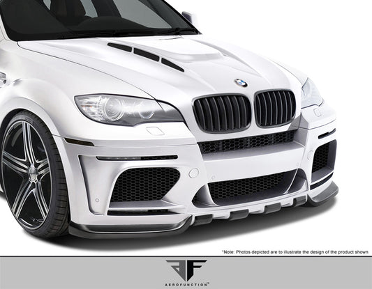 Aero Function AF-5 Wide Body Front Bumper Cover Compatible With 2008-2014 BMW X6 - 1 Piece - 108718