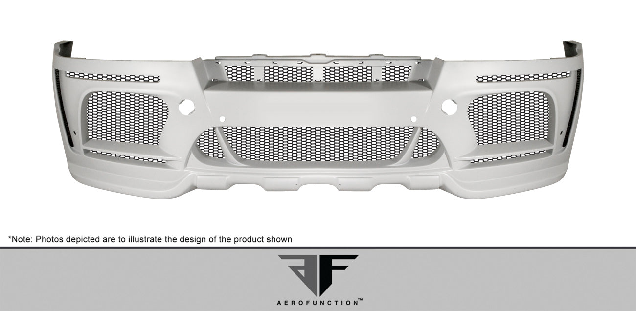 Aero Function AF-5 Wide Body Front Bumper Cover Compatible With 2008-2014 BMW X6 - 1 Piece - 108718