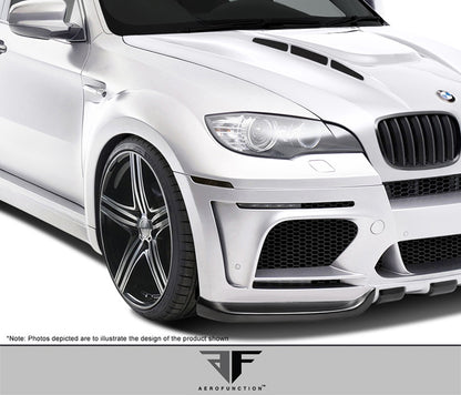 Aero Function AF-5 Wide Body Front Fenders Compatible With 2008-2014 BMW X6 - 4 Piece - 108722