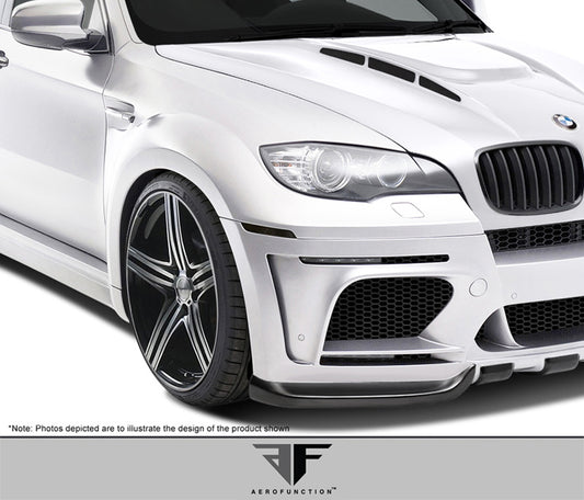 Aero Function AF-5 Wide Body Front Fenders Compatible With 2008-2014 BMW X6 - 4 Piece - 108722