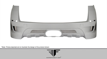 Aero Function AF-1 Wide Body Rear Bumper Cover Compatible With 2010-2013 BMW X5M - 1 Piece - 108742