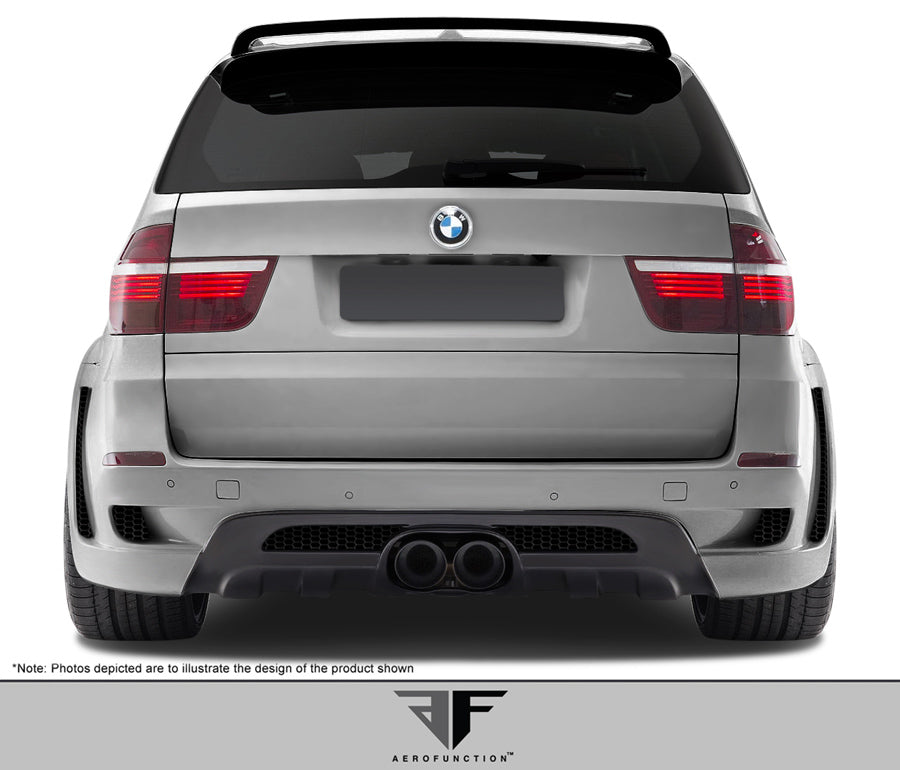 Aero Function AF-1 Wide Body Rear Bumper Cover Compatible With 2010-2013 BMW X5M - 1 Piece - 108742