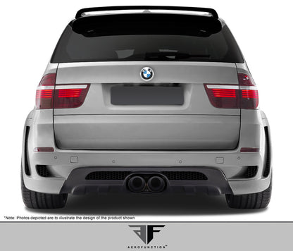 Aero Function AF-1 Wide Body Rear Bumper Cover Compatible With 2010-2013 BMW X5M - 1 Piece - 108742