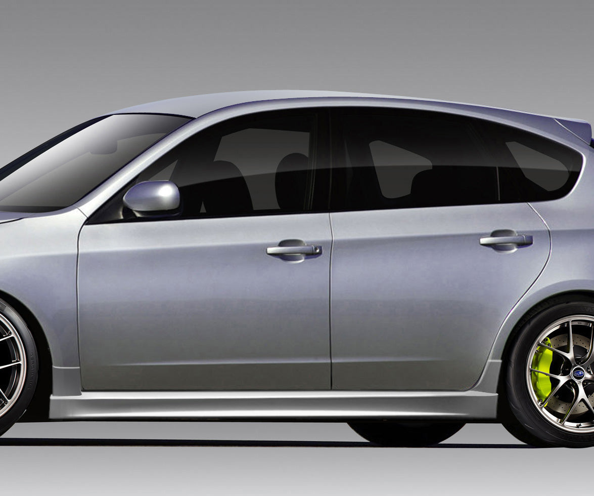 Extreme Dimensions Duraflex STI Look Side Skirts Compatible With 2008-2011 Subaru Impreza - 2 Piece - 108758