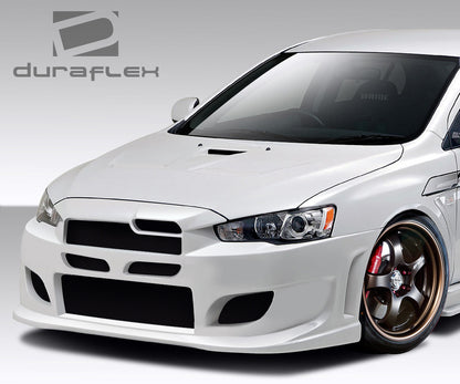 Extreme Dimensions Duraflex I-Spec Front Bumper Cover Compatible With 2008-2017 Mitsubishi Lancer - 1 Piece - 108777