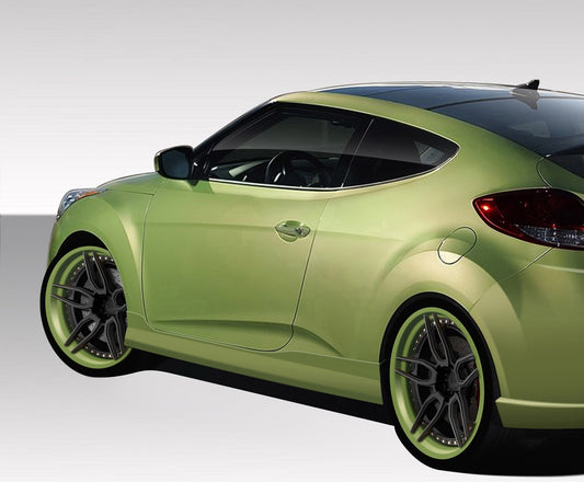 Extreme Dimensions Duraflex VG-R Side Skirts Compatible With 2012-2017 Hyundai Veloster - 2 Piece - 108807