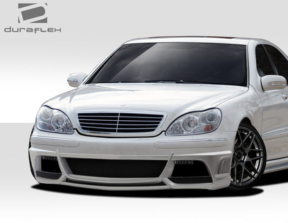 Extreme Dimensions Duraflex W-3 Front Bumper Cover Compatible With 2000-2002 Mercedes S Class - 1 Piece - 108810