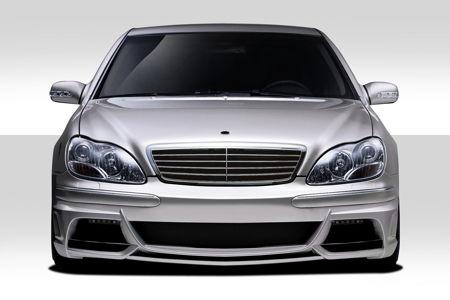 Extreme Dimensions Duraflex W-3 Front Bumper Cover Compatible With 2003-2006 Mercedes S Class - 1 Piece - 108812