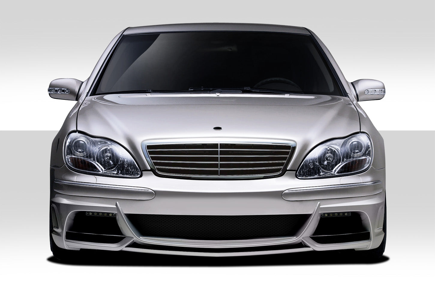 Extreme Dimensions Duraflex W-3 Front Bumper Cover Compatible With 2003-2006 Mercedes S Class - 1 Piece - 108812