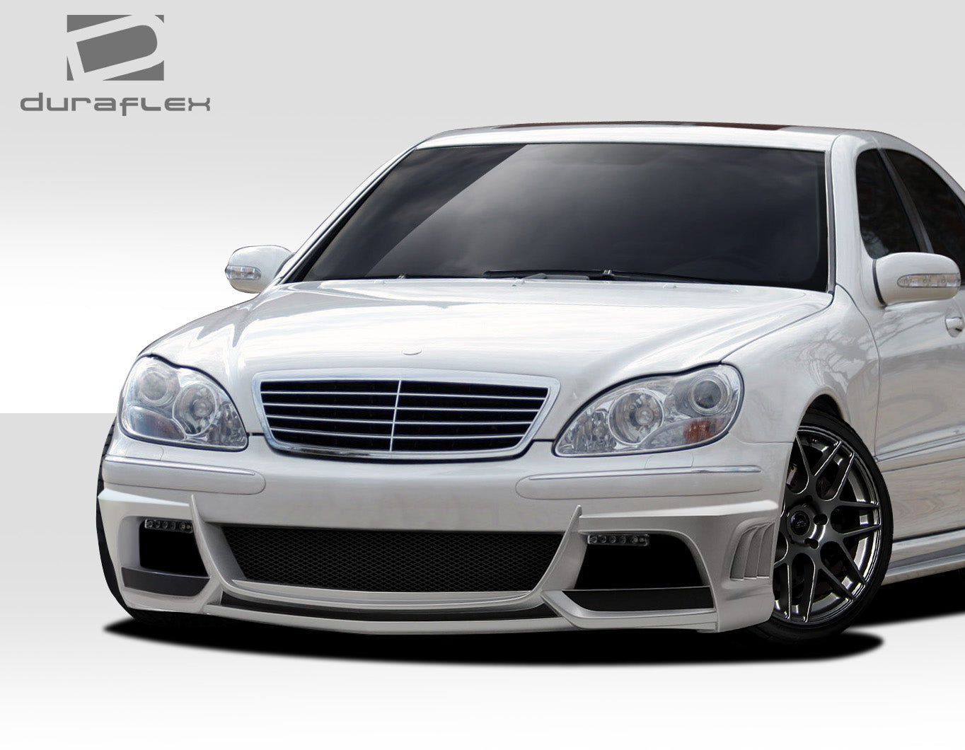 Extreme Dimensions Duraflex W-3 Front Bumper Cover Compatible With 2003-2006 Mercedes S Class - 1 Piece - 108812