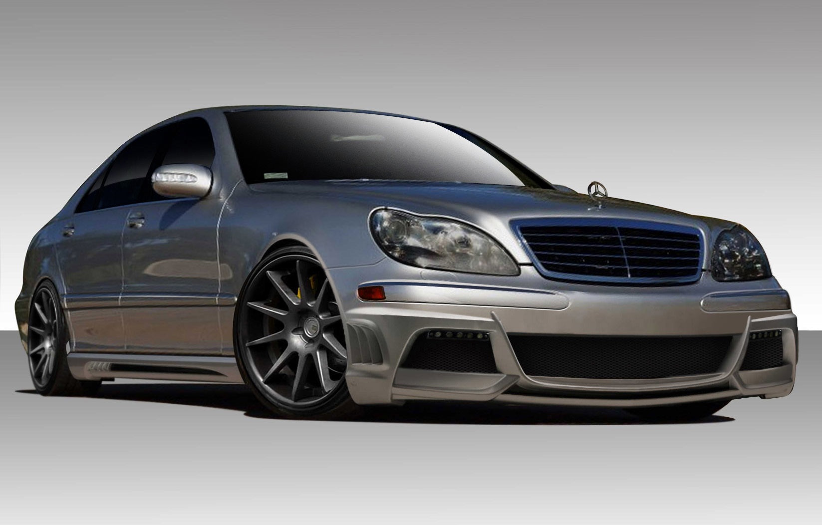 Extreme Dimensions Duraflex W-3 Body Kit Compatible With 2003-2006 Mercedes S Class W220 - 4 Piece - 108813