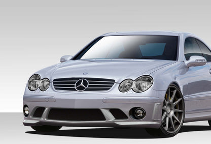 Extreme Dimensions Duraflex C63 Look Front Bumper Cover Compatible With 2003-2009 Mercedes CLK - 1 Piece - 108822