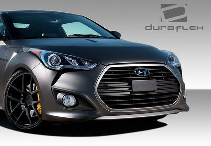 Extreme Dimensions Duraflex Turbo 2 Front Bumper Cover Compatible With 2012-2017 Hyundai Veloster - 1 Piece - 108845