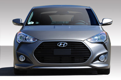 Extreme Dimensions Duraflex Turbo 2 Front Bumper Cover Compatible With 2012-2017 Hyundai Veloster - 1 Piece - 108845