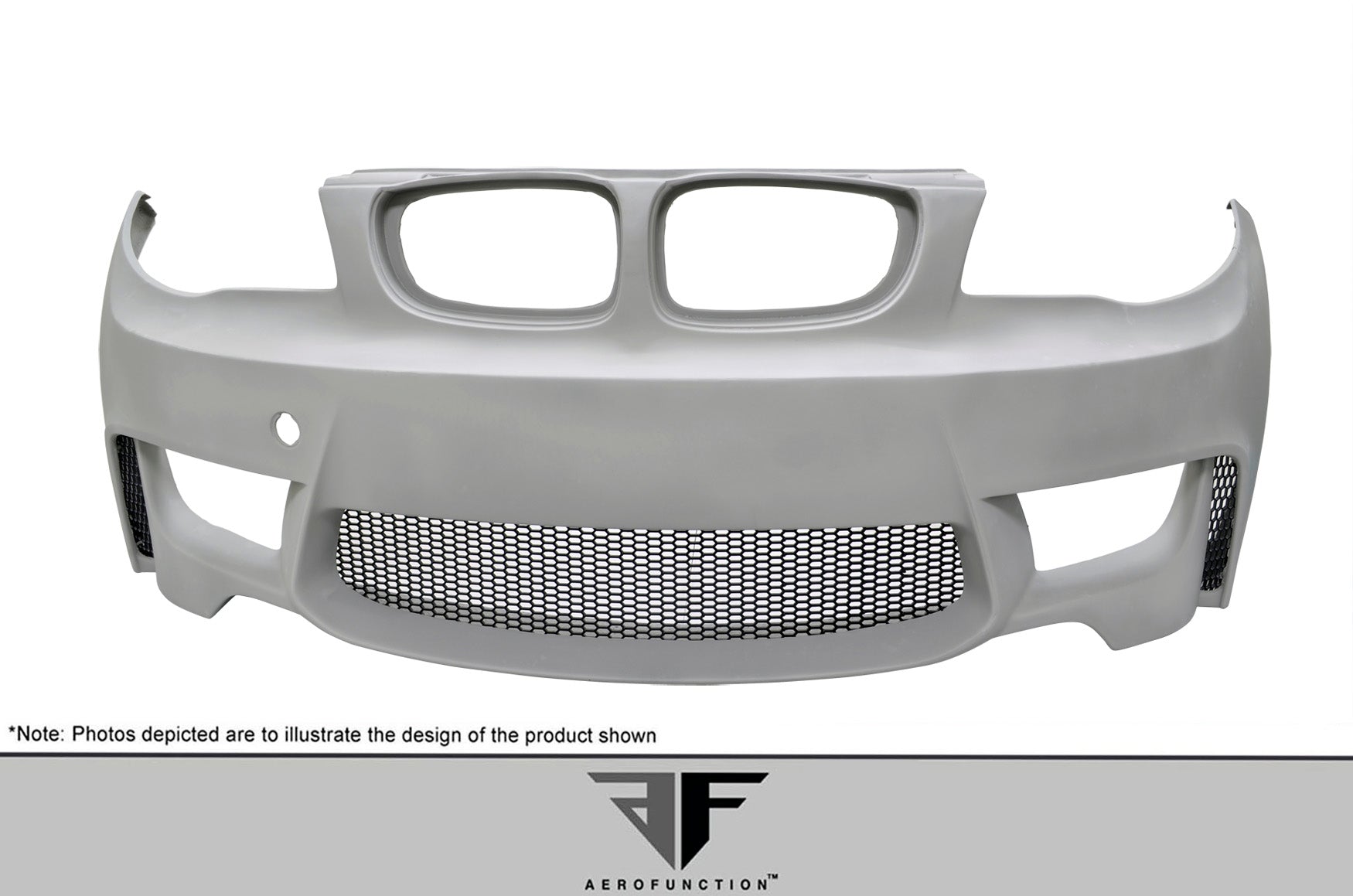 Aero Function AF-1 Front Bumper Cover Compatible With 2008-2013 BMW 1 Series - 1 Piece - 108856