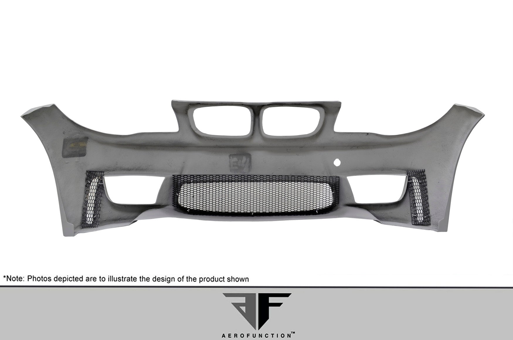 Aero Function AF-1 Front Bumper Cover Compatible With 2008-2013 BMW 1 Series - 1 Piece - 108856