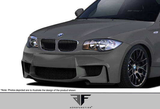 Aero Function AF-1 Front Bumper Cover Compatible With 2008-2013 BMW 1 Series - 1 Piece - 108856