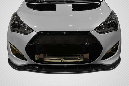 Carbon Creations GT Racing Front Lip Spoiler Compatible With 2012-2017 Hyundai Veloster - 1 Piece - 108900