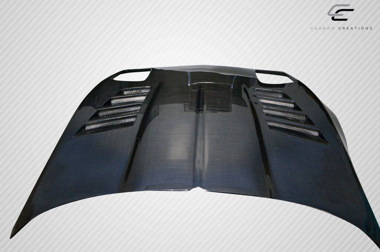 Carbon Creations GT Racing Hood Compatible With 1985-1996 Chevrolet Corvette - 1 Piece - 108910