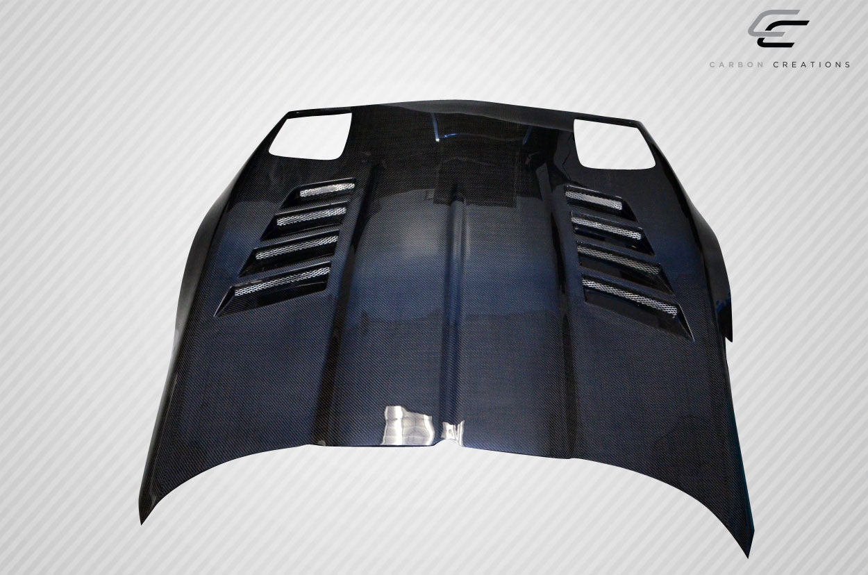 Carbon Creations GT Racing Hood Compatible With 1985-1996 Chevrolet Corvette - 1 Piece - 108910
