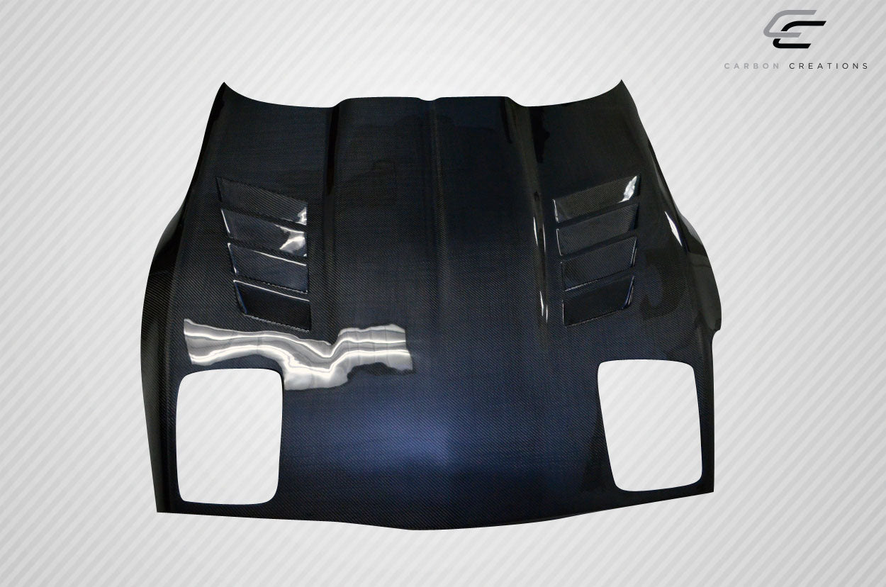 Carbon Creations GT Racing Hood Compatible With 1985-1996 Chevrolet Corvette - 1 Piece - 108910