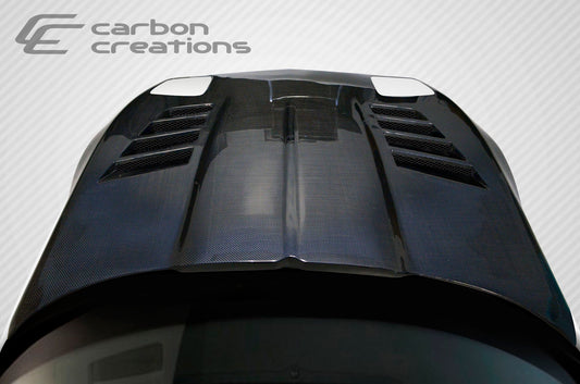 Carbon Creations GT Racing Hood Compatible With 1985-1996 Chevrolet Corvette - 1 Piece - 108910