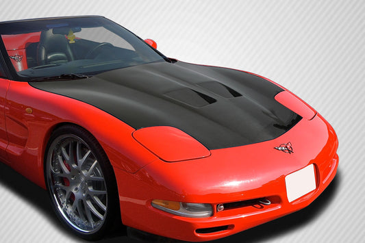 Carbon Creations GT Concept Hood Compatible With 1997-2004 Chevrolet Corvette - 1 Piece - 108911