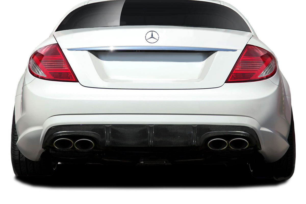 Aero Function AF-1 Rear Lip Add On Spoiler Compatible With 2007-2009 Mercedes CL 63 - 1 Piece - 108924