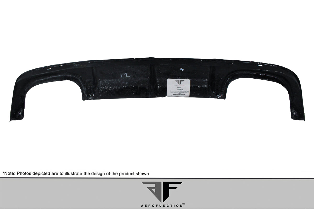 Aero Function AF-1 Rear Lip Add On Spoiler Compatible With 2007-2009 Mercedes CL 63 - 1 Piece - 108924