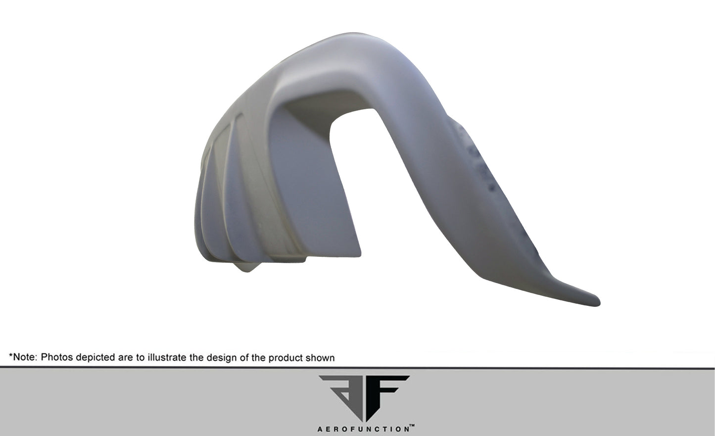 Aero Function AF-2 Rear Lip Add On Spoiler Compatible With 2009-2011 Porsche 997 - 1 Piece - 108928