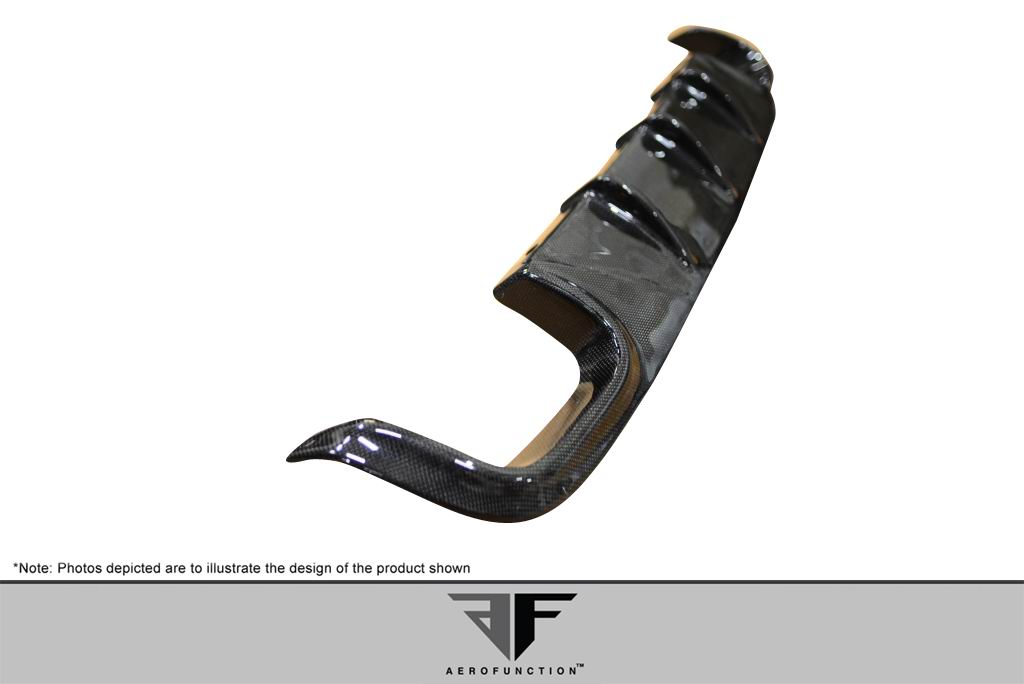 Aero Function AF-3 Rear Lip Add On Spoiler Compatible With 2010-2013 Mercedes E Class - 1 Piece - 108929