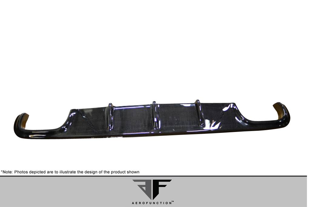 Aero Function AF-3 Rear Lip Add On Spoiler Compatible With 2010-2013 Mercedes E Class - 1 Piece - 108929