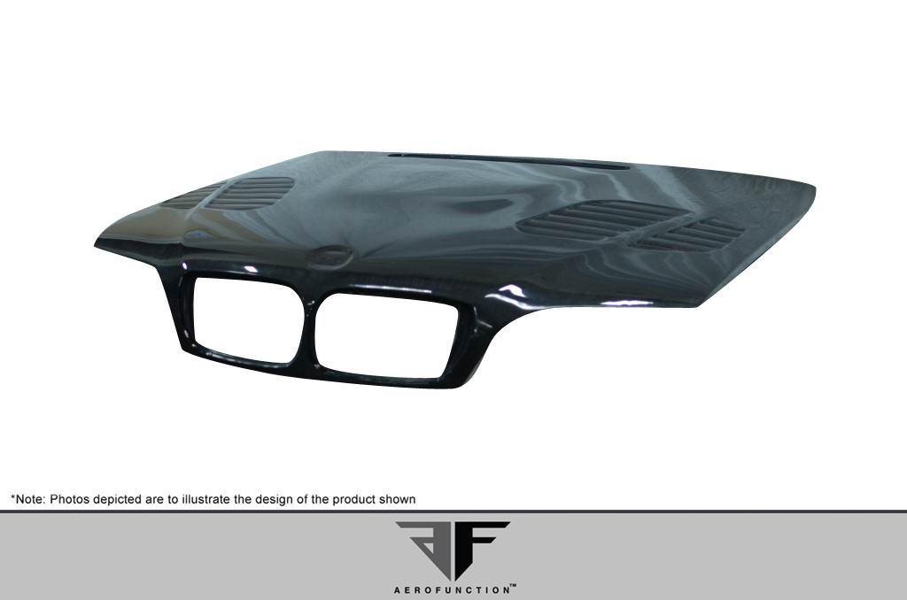 Aero Function AF-2 Hood Compatible With 2002-2005 BMW 3 Series - 1 Piece - 108935