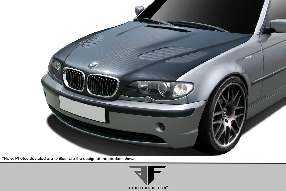 Aero Function AF-2 Hood Compatible With 2002-2005 BMW 3 Series - 1 Piece - 108935