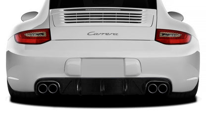 Aero Function AF-2 Carbon Rear Lip Add On Spoiler Compatible With 2009-2011 Porsche 997 - 1 Piece - 108940