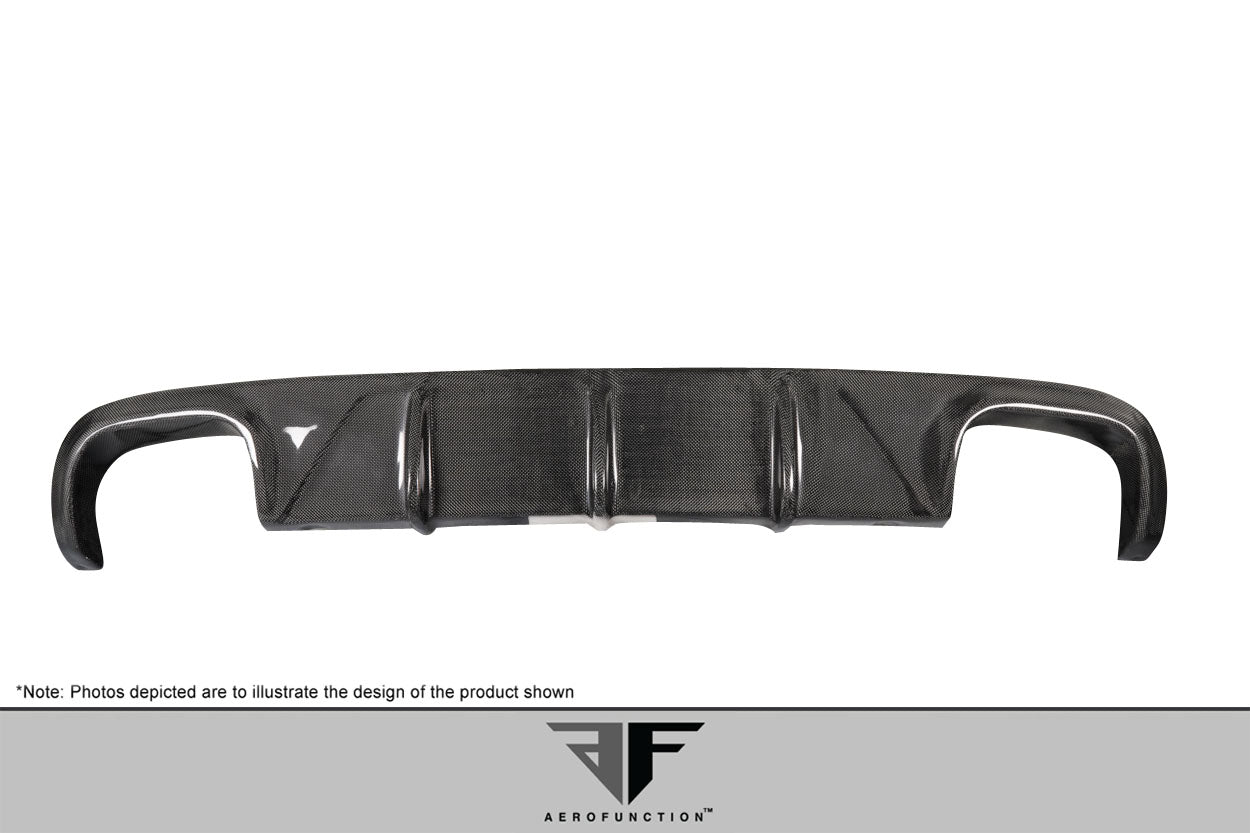 Aero Function AF-2 Carbon Rear Lip Add On Spoiler Compatible With 2009-2011 Porsche 997 - 1 Piece - 108940