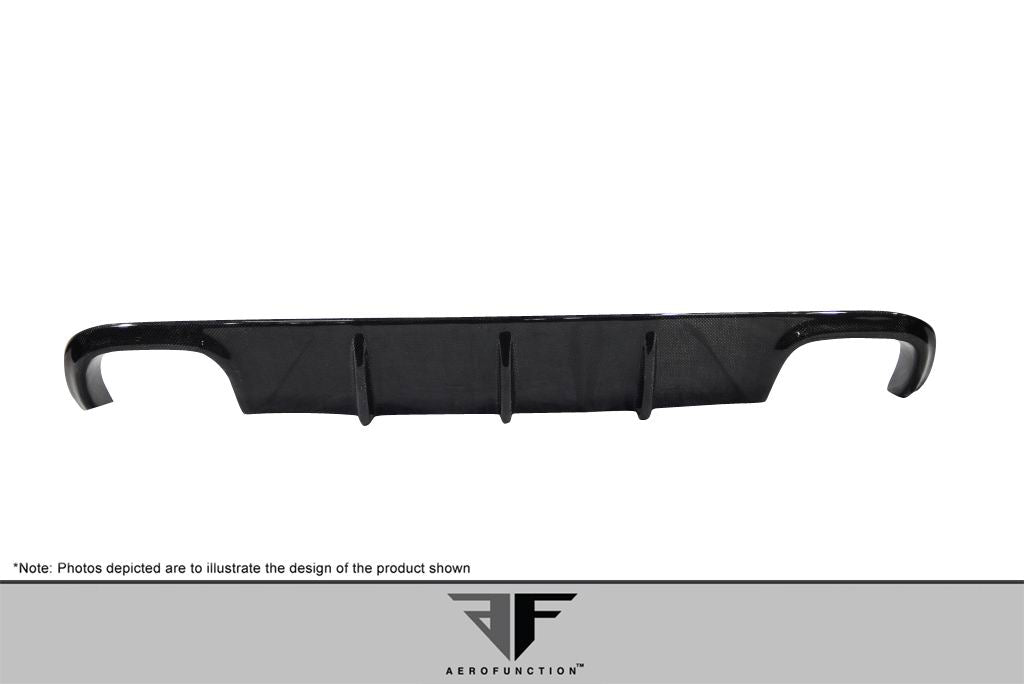 Aero Function AF-2 Carbon Rear Lip Add On Spoiler Compatible With 2009-2011 Porsche 997 - 1 Piece - 108940